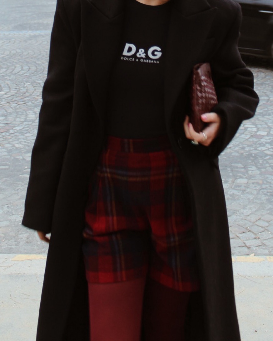 D&G Long Sleeve Black Top (authentic) by Dolce + Gabbana - Pickle