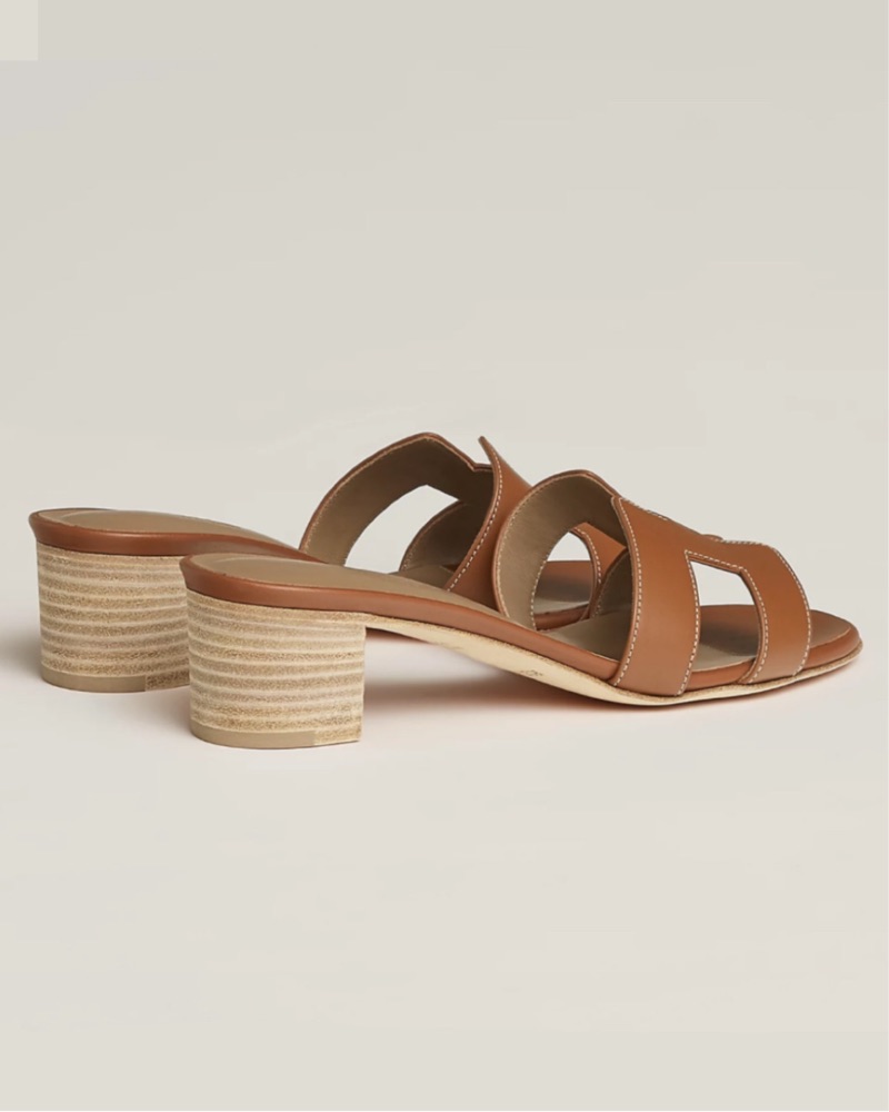 Hermes Oasis Sandal by Hermes - Pickle