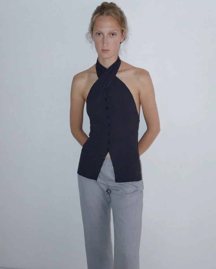 Paloma Wool Alice Halter Top by Paloma Wool - Pickle