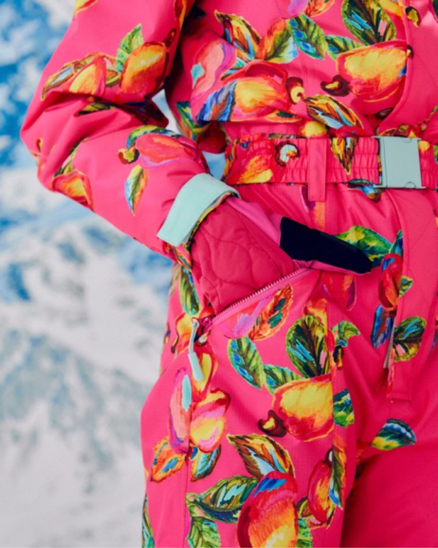 Pink Ski Suit / Farm Rio Ski Jumpsuit by Farm Rio - Pickle