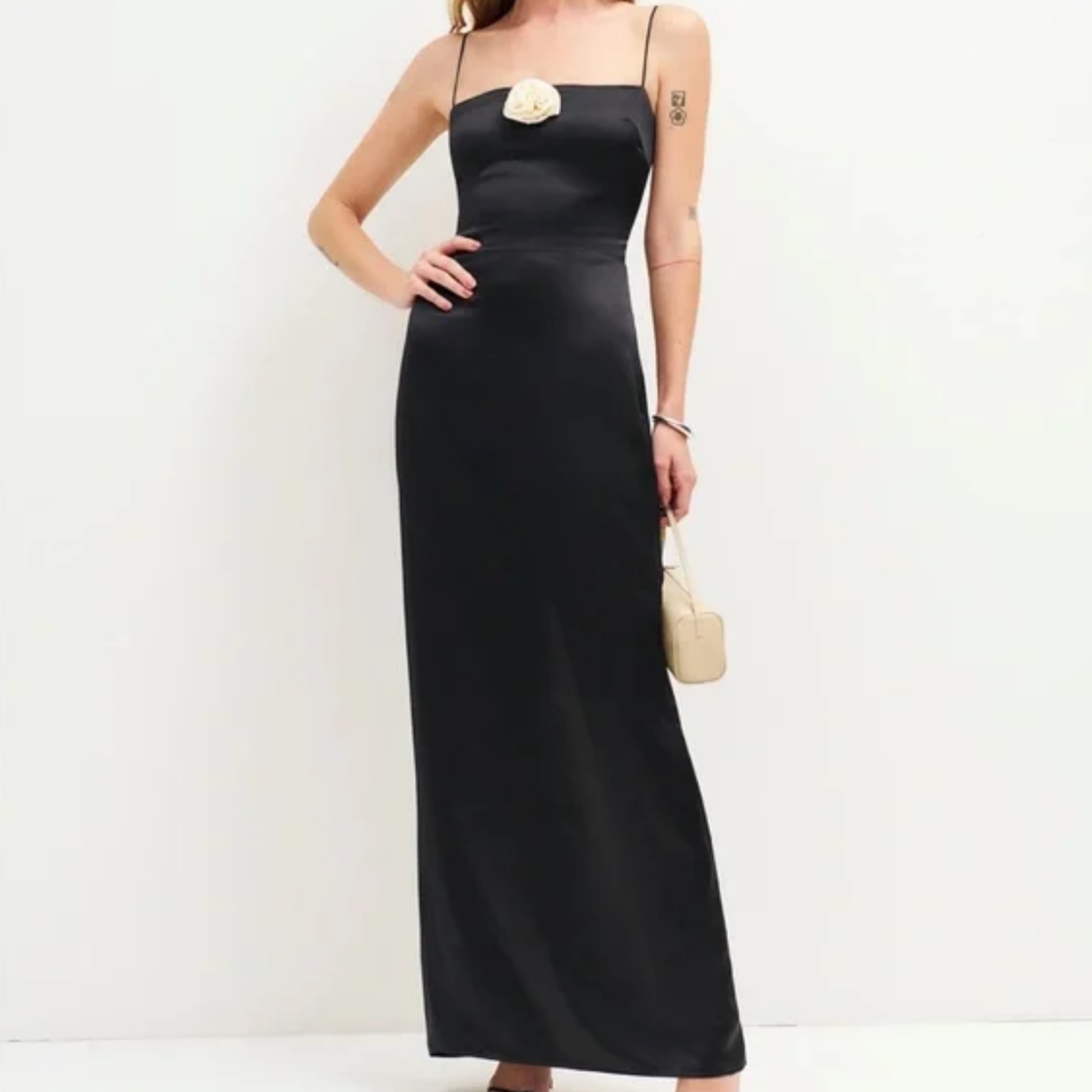 REFORMATION— Frankie Silk Dress by Reformation - Pickle