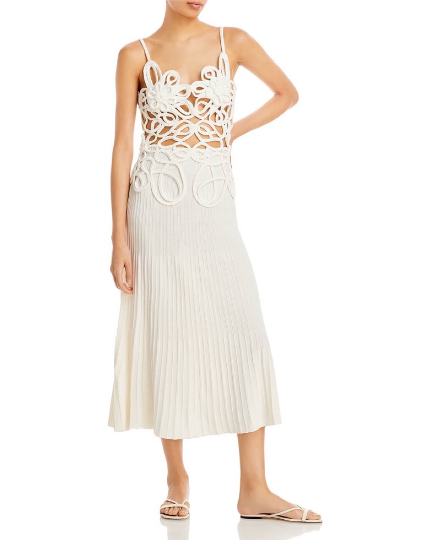 Cult Gaia White Rope Dress by Cult Gaia - Pickle