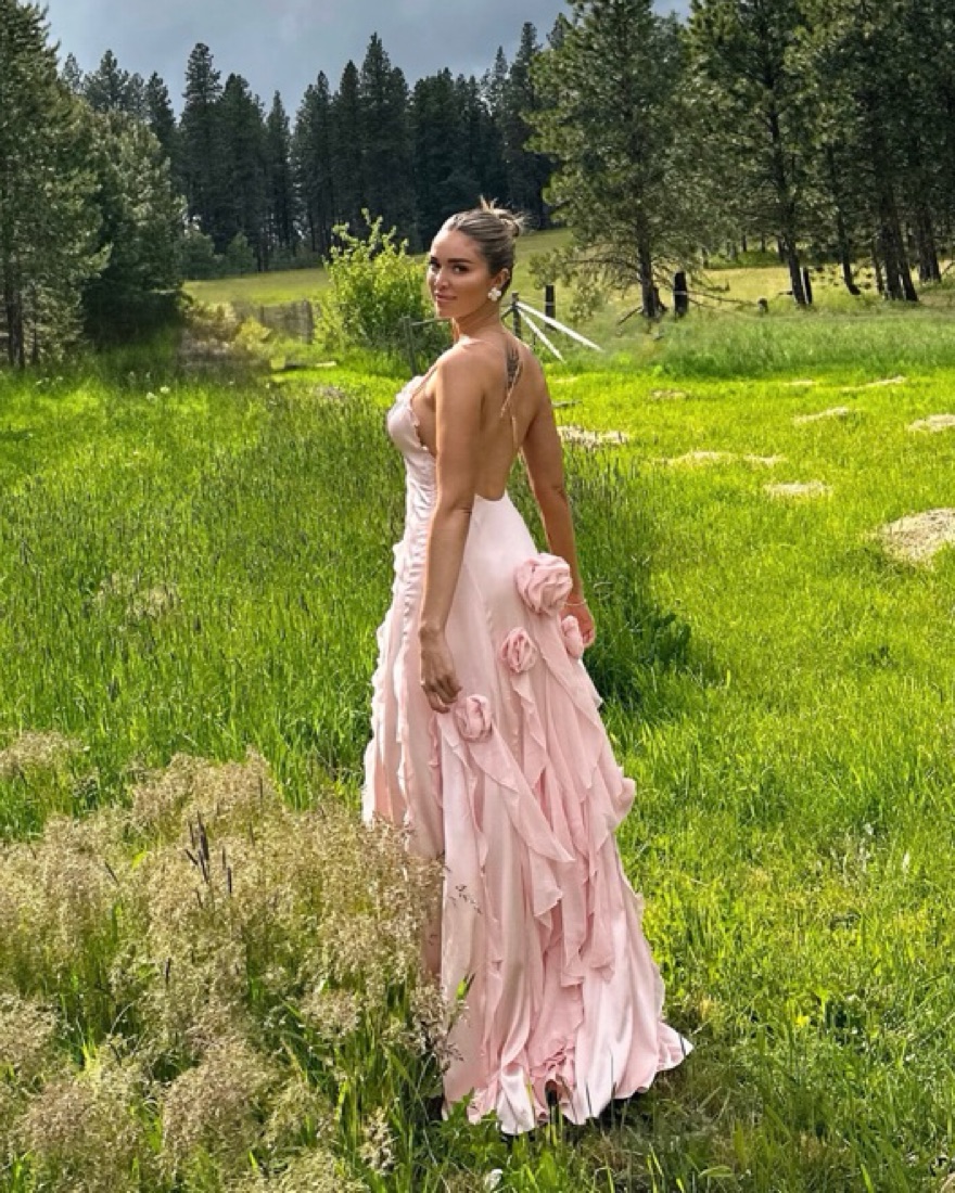 For Love & Lemons Leonie Gown by For Love & Lemons - Pickle