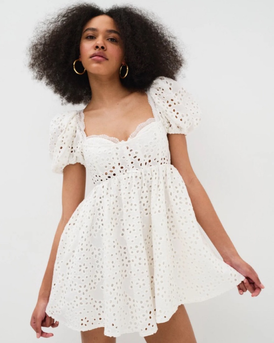 For Love And Lemons Becca mini Dress by For Love & Lemons - Pickle