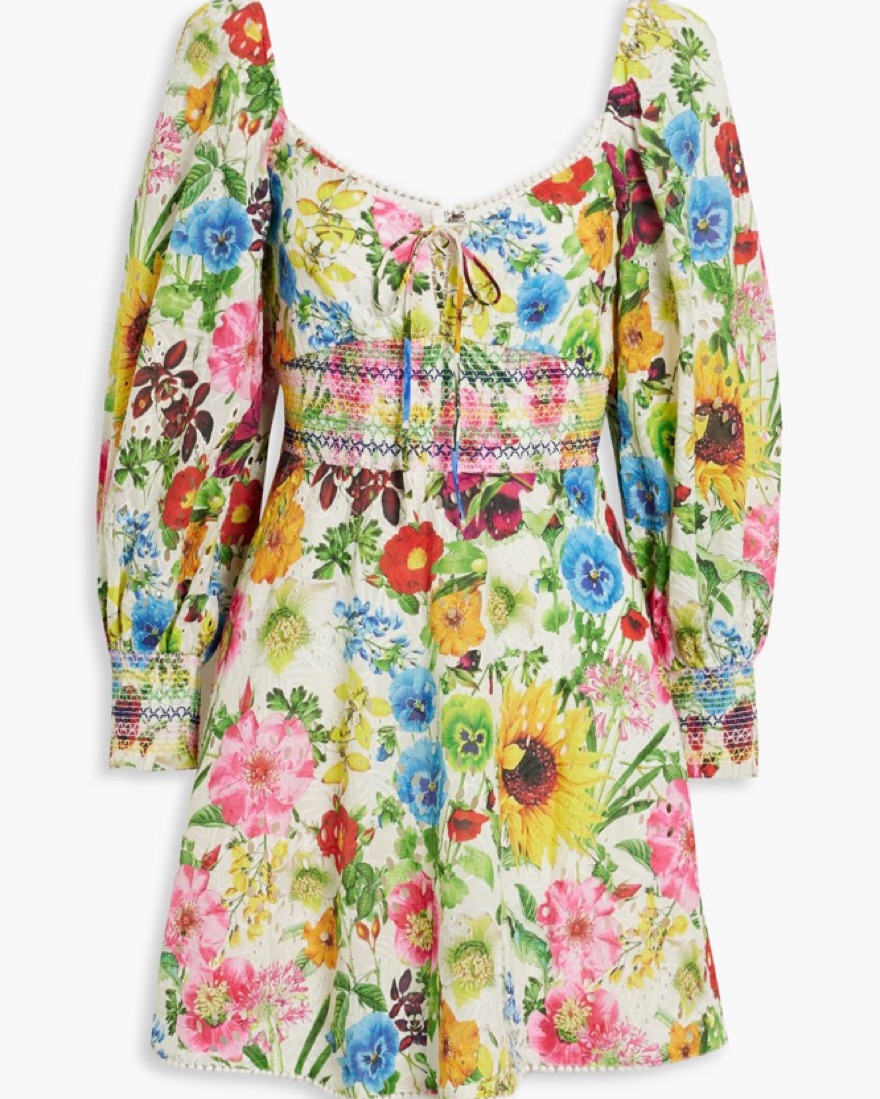aiice＋olivia ALICE + OLIVIA Bradley Space Staceface Embroidered Cardigan | Saks