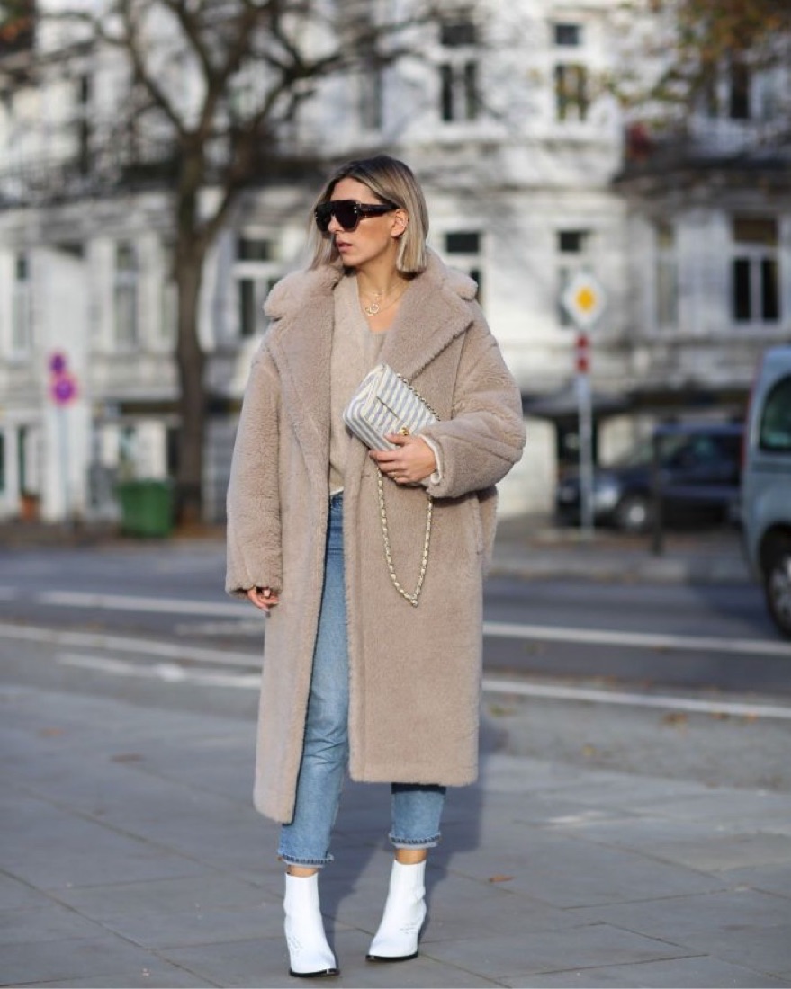 Max Mara Teddy Bear Icon Tedgirl Coat by Max Mara - Pickle