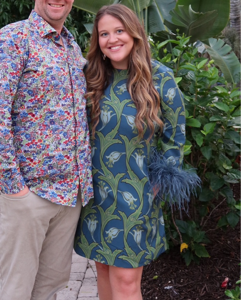 Tuckernuck Deco Floral Mod Dress by Tuckernuck - Pickle