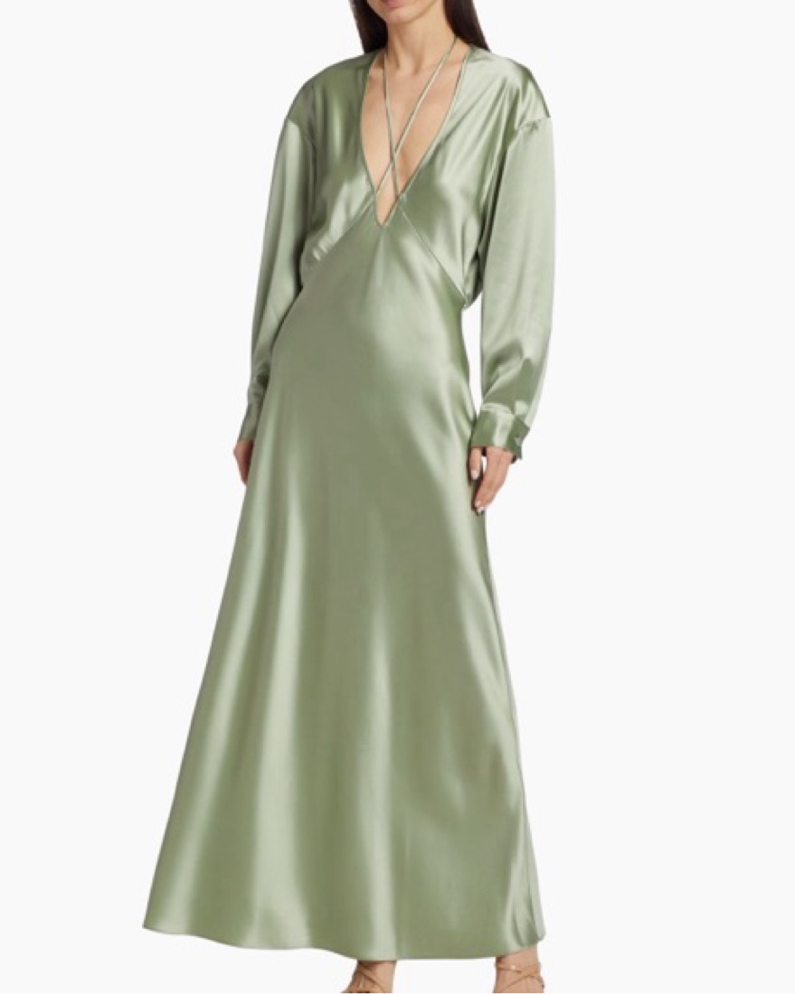 Nonchalant Sage Romilly Dress by Nonchalant Label - Pickle