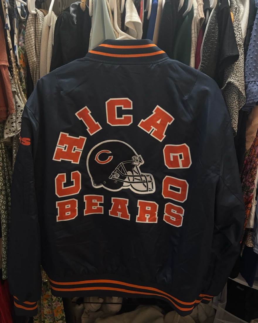 Chicago Bears Sporty Bomber Jacket by NFL Team - Pickle