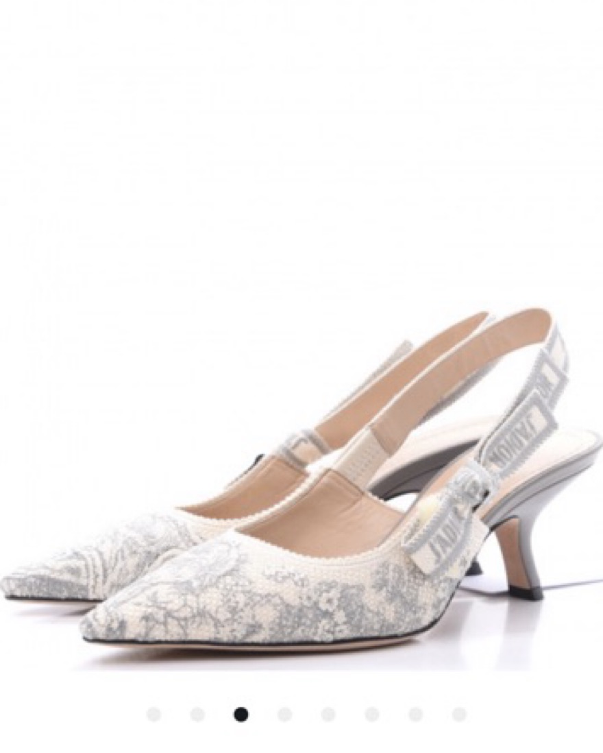 CHRISTIAN DIOR Slingbacks 37 by Christian Dior - Pickle