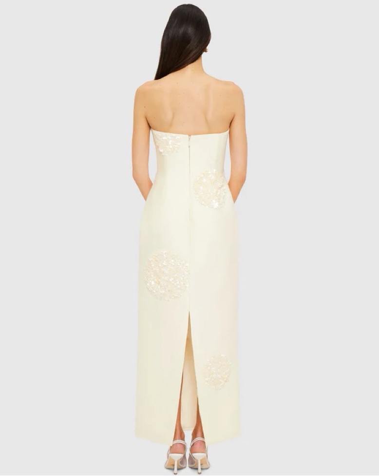 $1,095 LEO LIN Reyna Dress by Leo Lin - Pickle