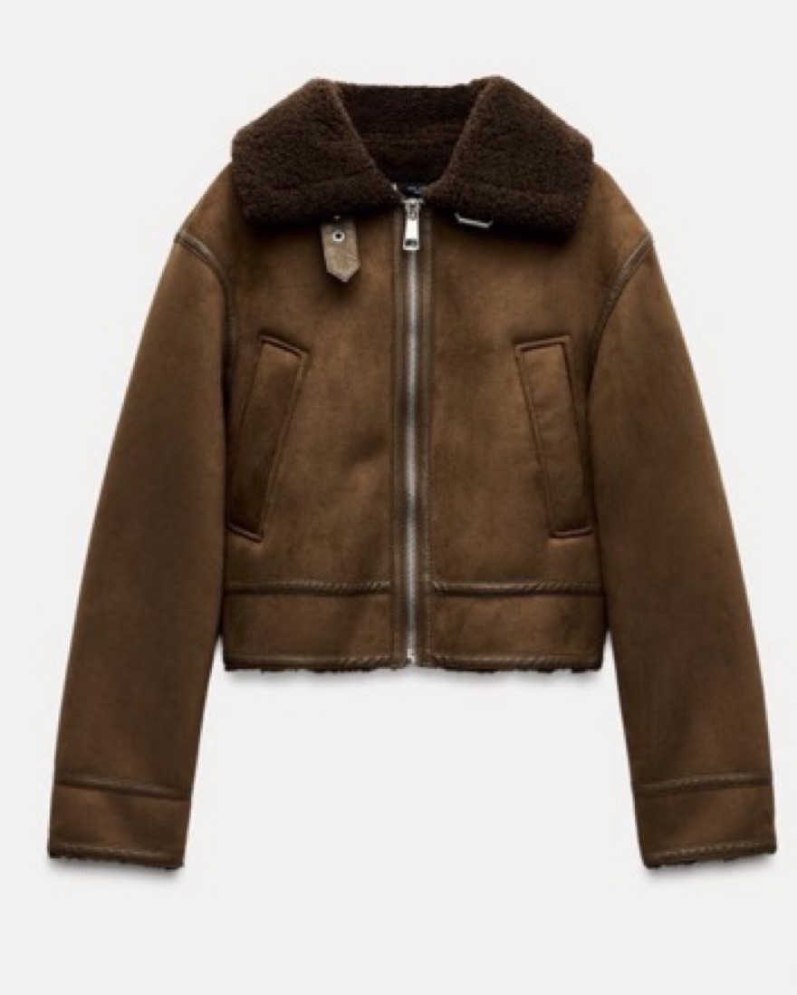 Zara Double Faced Jacket by Zara - Pickle