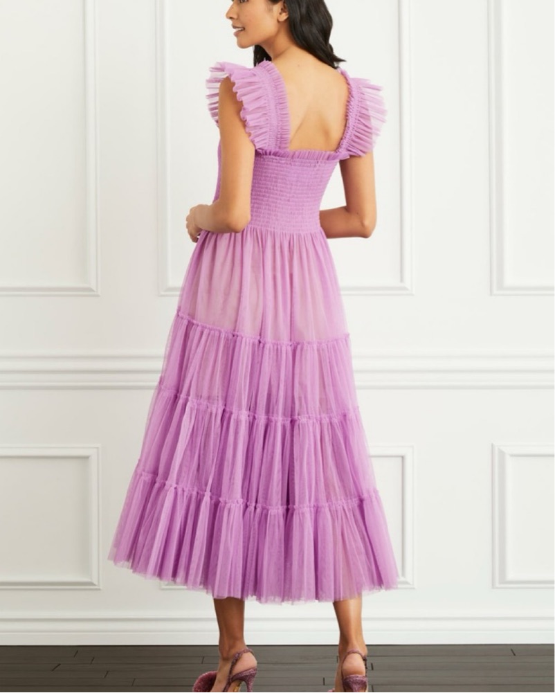 【MAISON ELLIE】tulle frill zip blouson The Baby Tulle Ellie Nap Dress - Red Tulle – Hill House Home