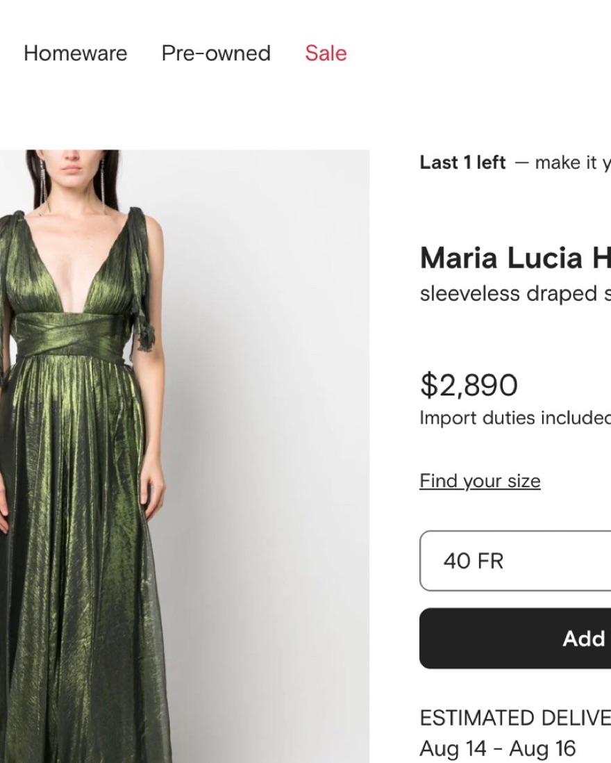Maria Lucia Hohan Green Gown by Maria Lucia Hohan - Pickle