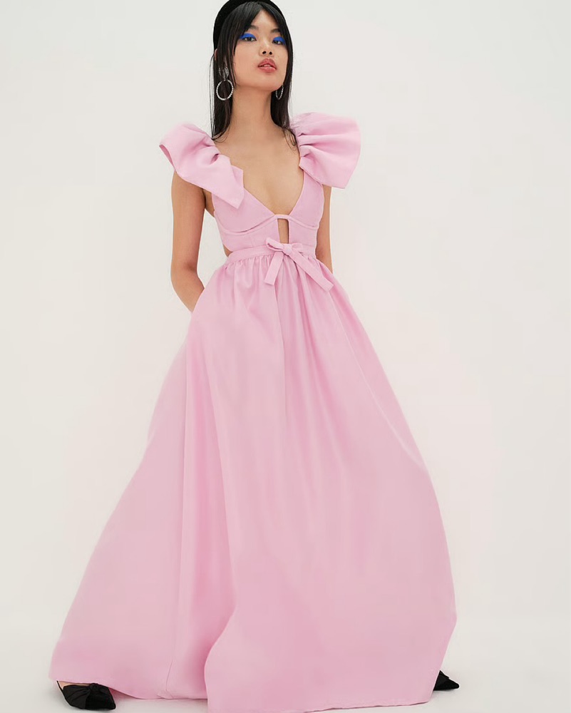 For Love & Lemons Miriam Maxi Dress by For Love & Lemons - Pickle