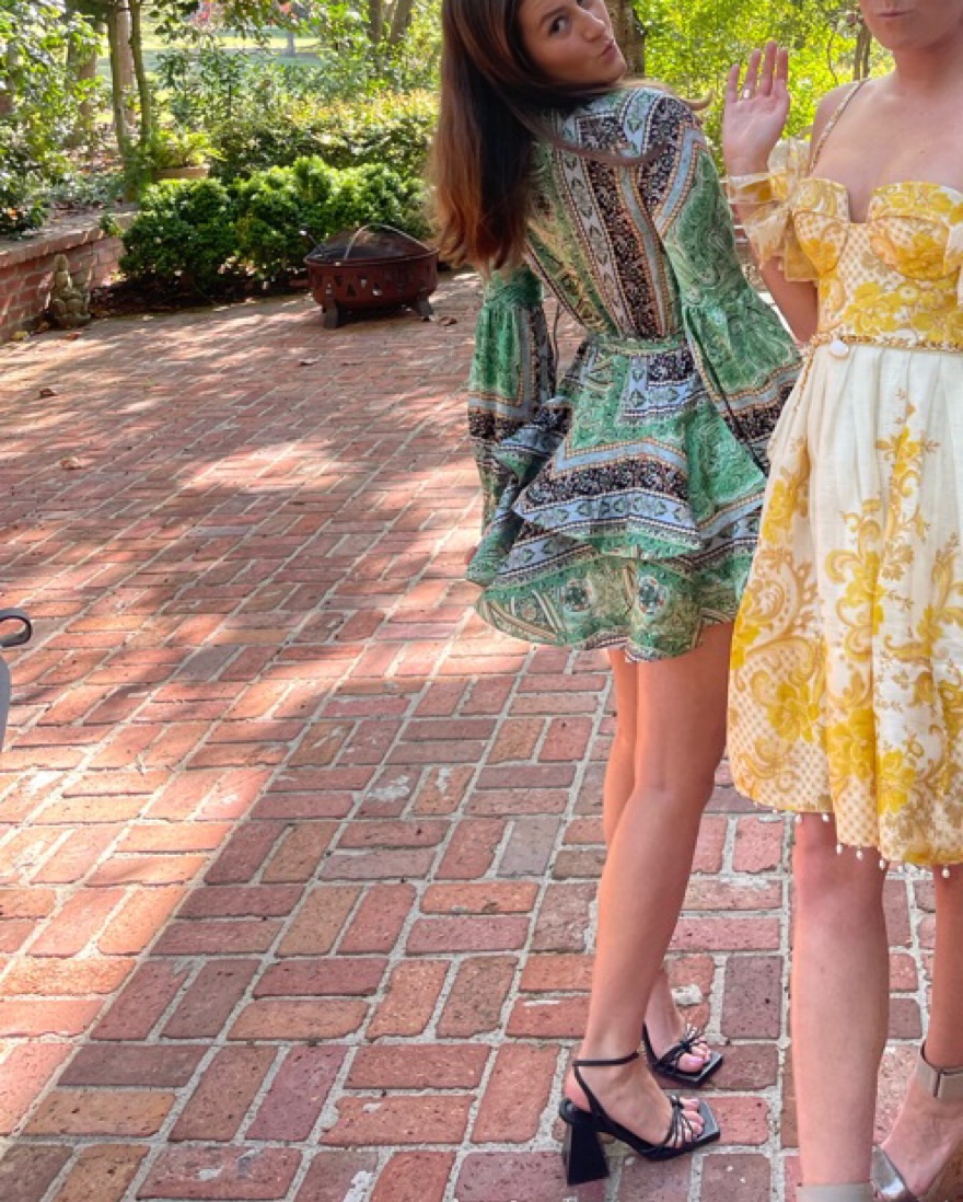 Bronx And Banco Bedouin Mini Dress by Bronx And Banco - Pickle