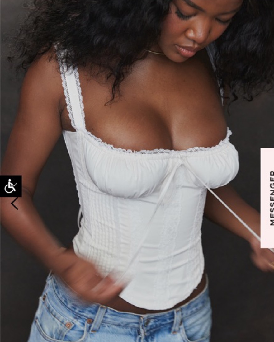 House of CB Gini corset Top by House of CB - Pickle