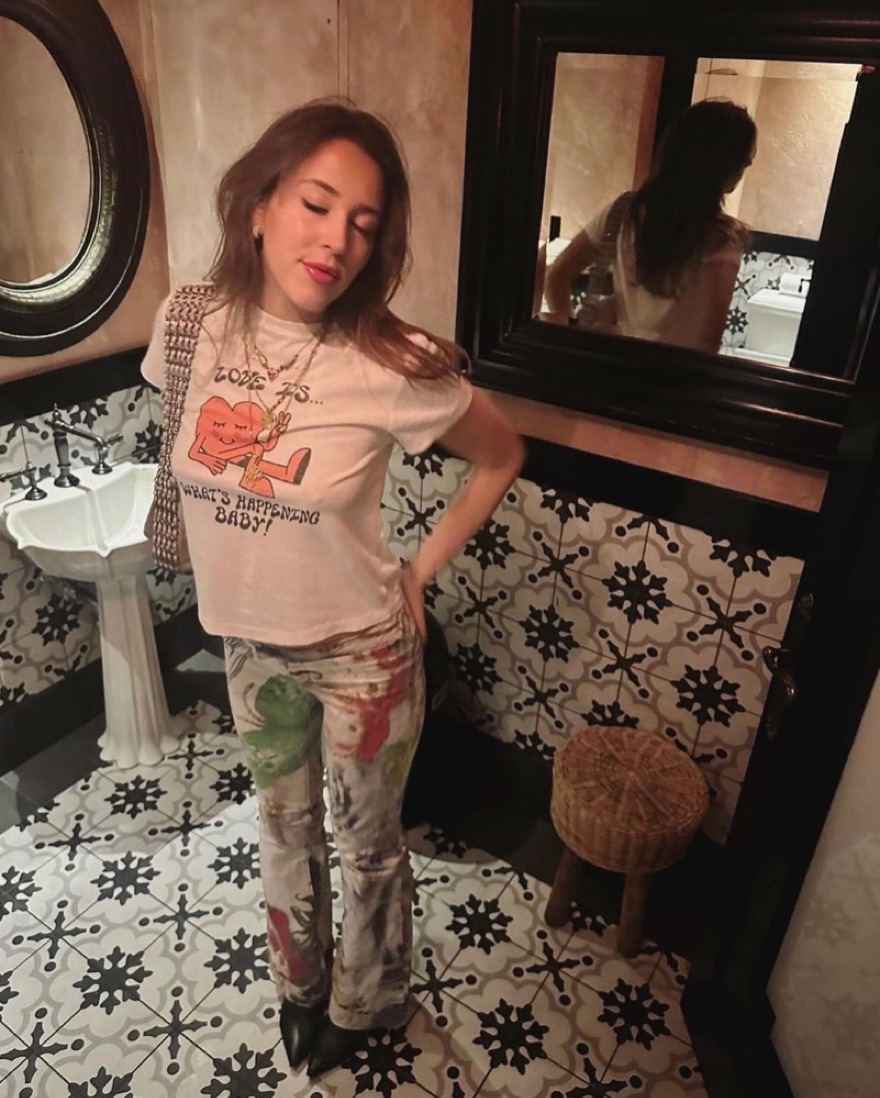 Just Cavalli Butterfly And Floral Jeans by Just Cavalli - Pickle