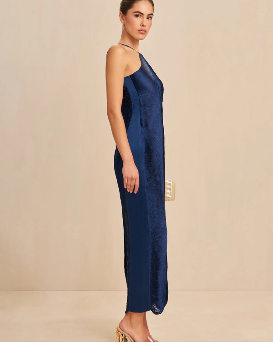 Cult Gaia Renata Gown Ink Navy Blue by Cult Gaia - Pickle