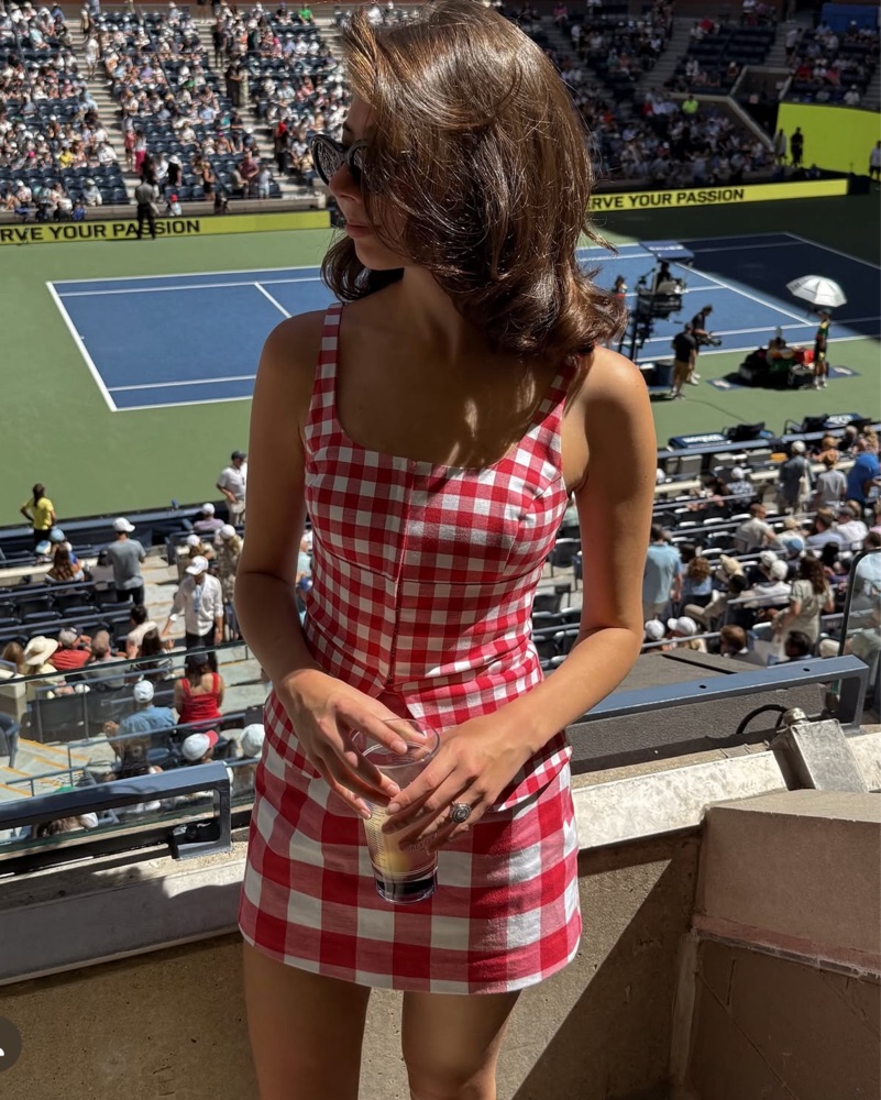 Hill House Gingham Set (Hallie Skirt) by Hill House Home - Pickle