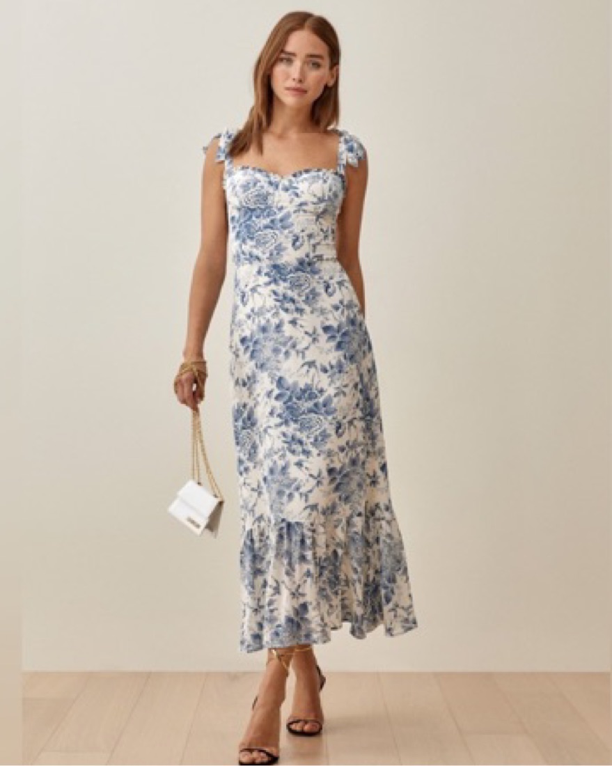 Reformation Nikita dress in Pompadour by Reformation - Pickle
