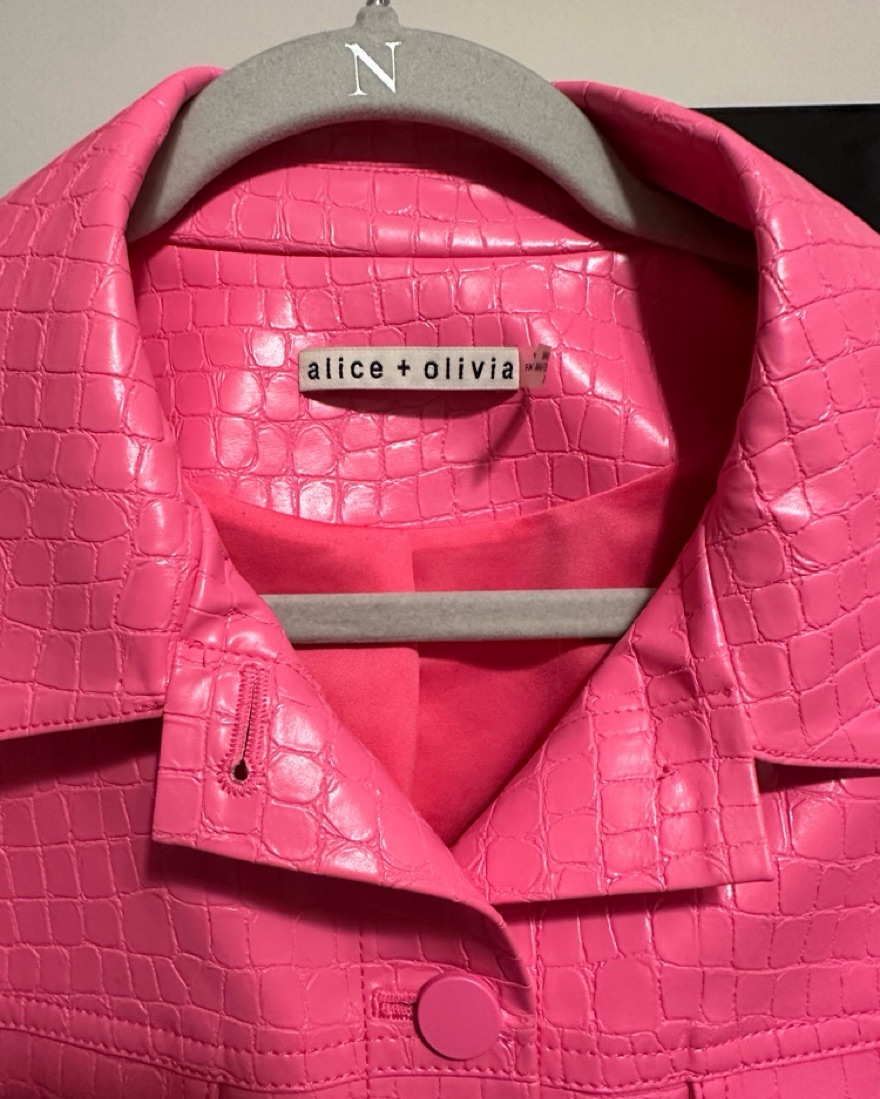 Alice And Olivia Pink Jacket by Alice & Olivia - Pickle