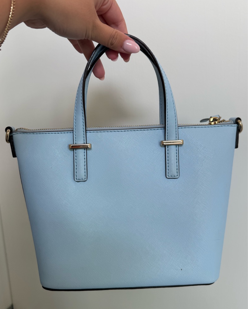 kate spade ライトブルー ビジネスバッグ Kate Spade Light Blue Handbag by Kate Spade - Pickle