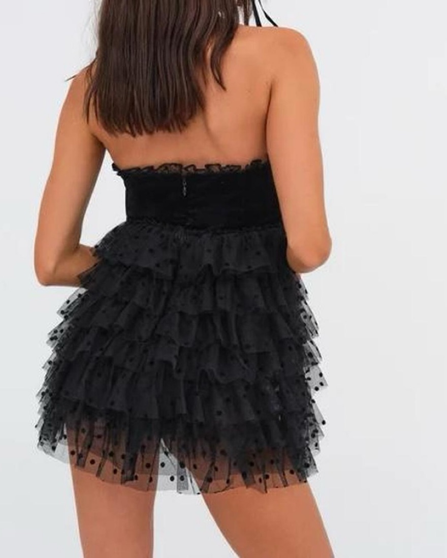 For Love And Lemons Jourdan Mini Dress by For Love & Lemons - Pickle