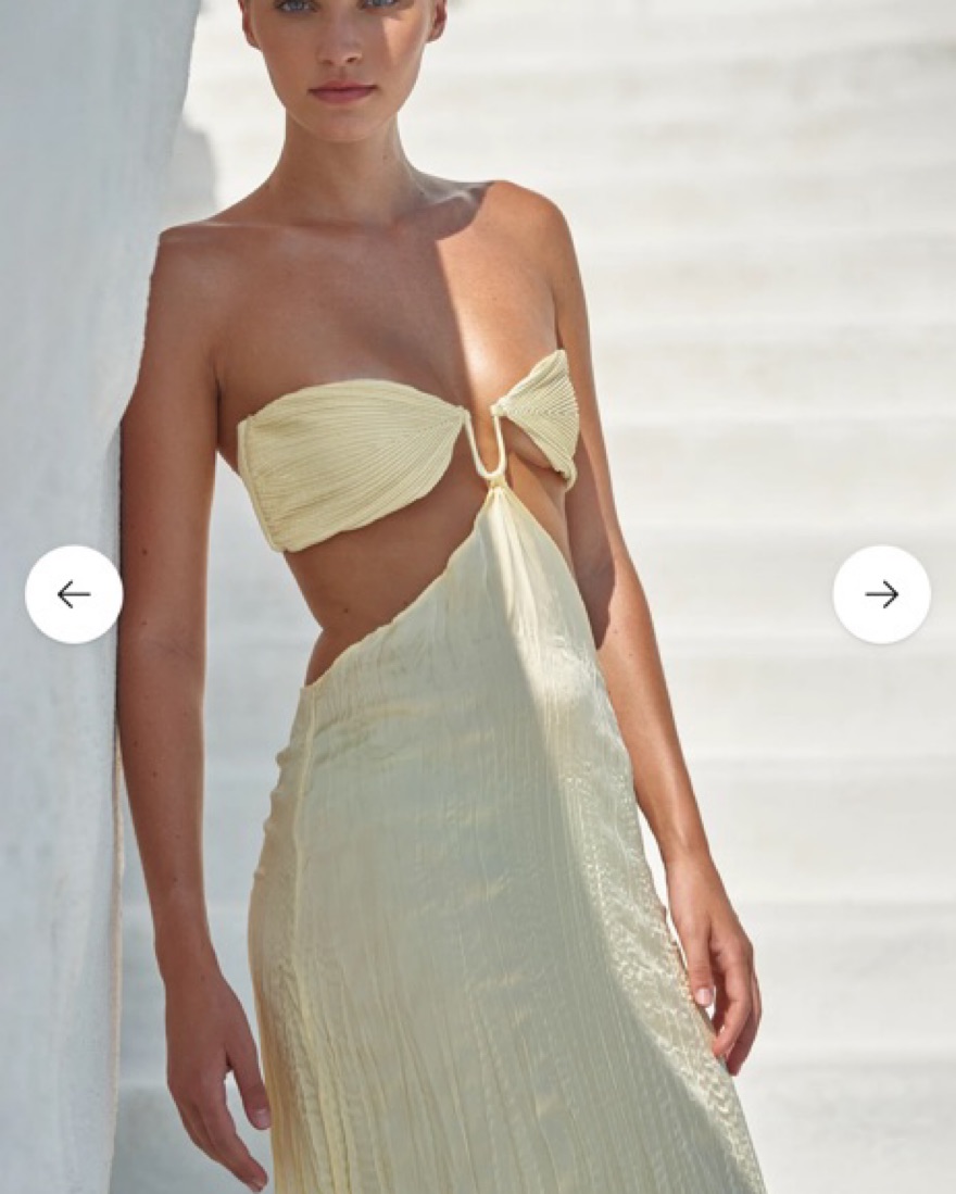 BAOBAB Viola Dress Yellow by Baobab - Pickle