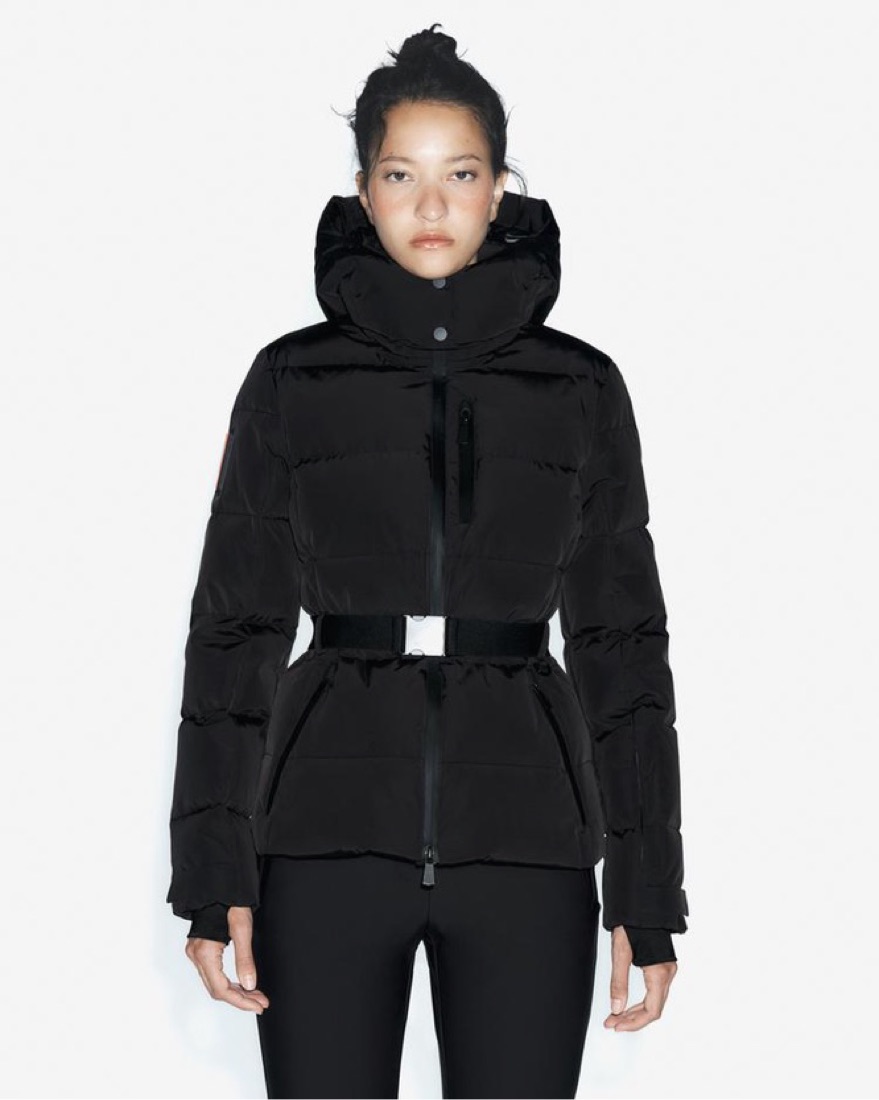Zara Recco Technology Belted Ski Jacket by Zara - Pickle