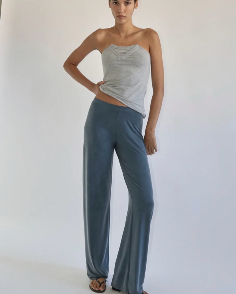 paloma wool フレアパンツ ハイウエスト Paloma Wool - Grey Andrale Trousers – Frances May