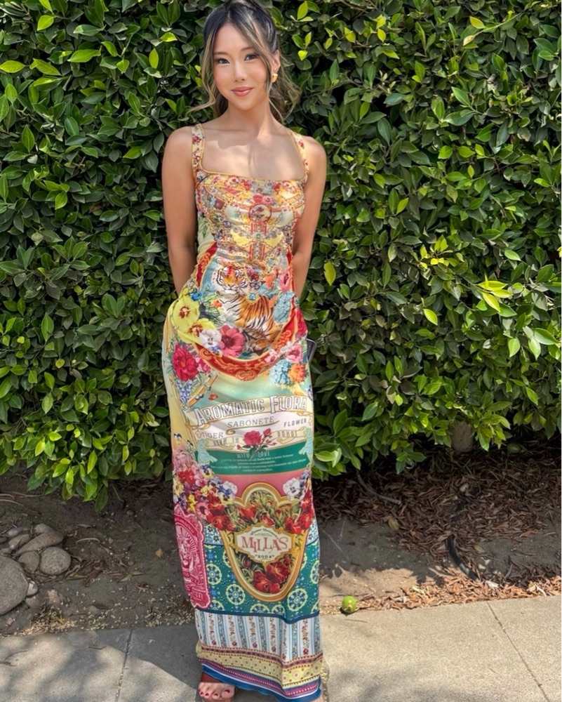 Camilla Square Neck Long Dress by Camilla - Pickle