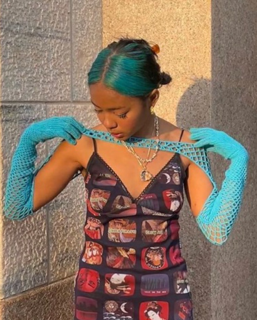 isa boulder 手袋 Isa Boulder Blue Map Gloves Bolero Thing by Isa Boulder - Pickle