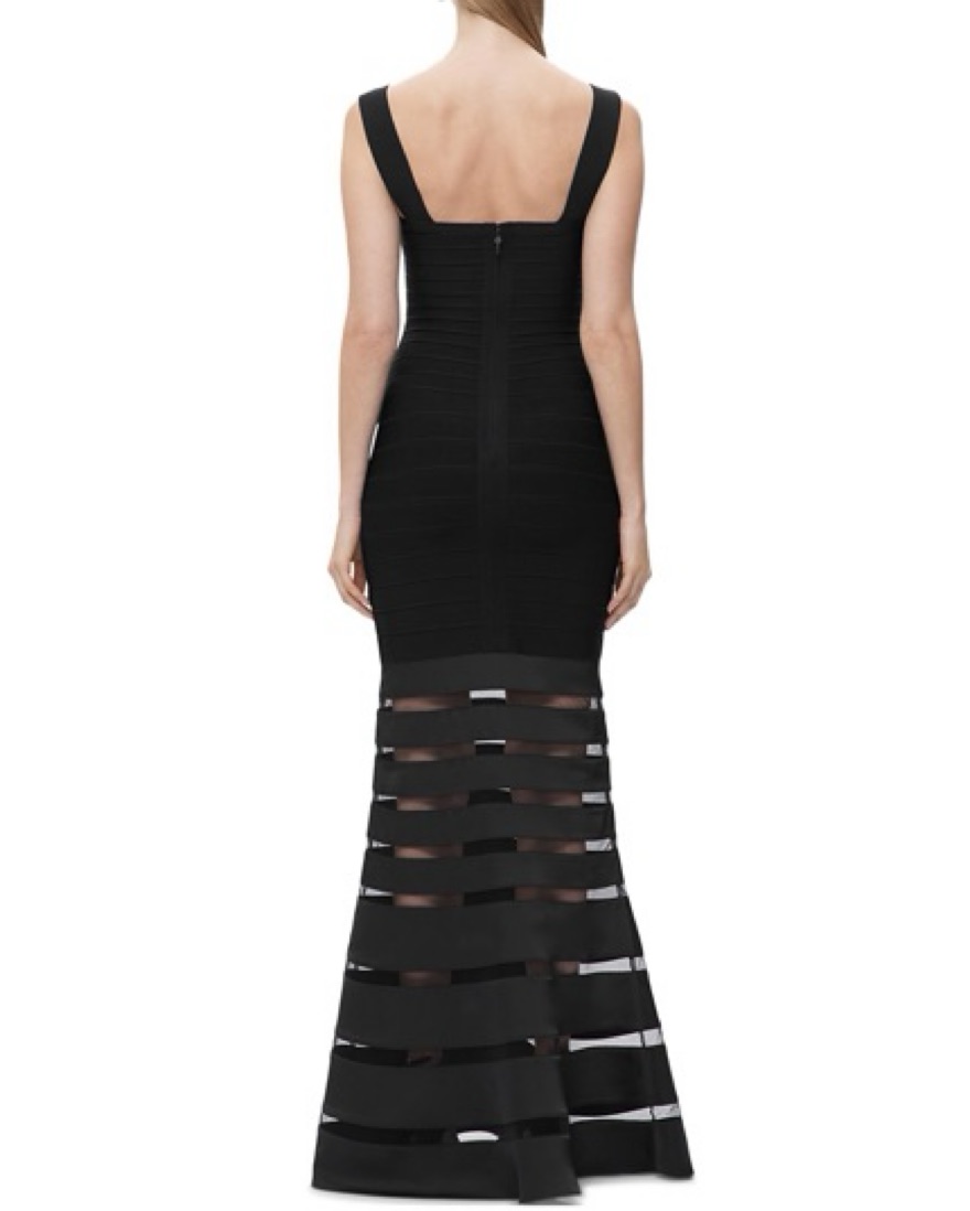 HERVE LEGER BLACK MAXI DRESS by Herve Leger - Pickle