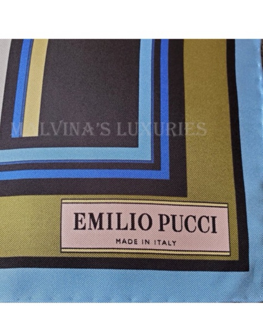 Emilio Pucci Silk Scarf Top by Pucci - Pickle