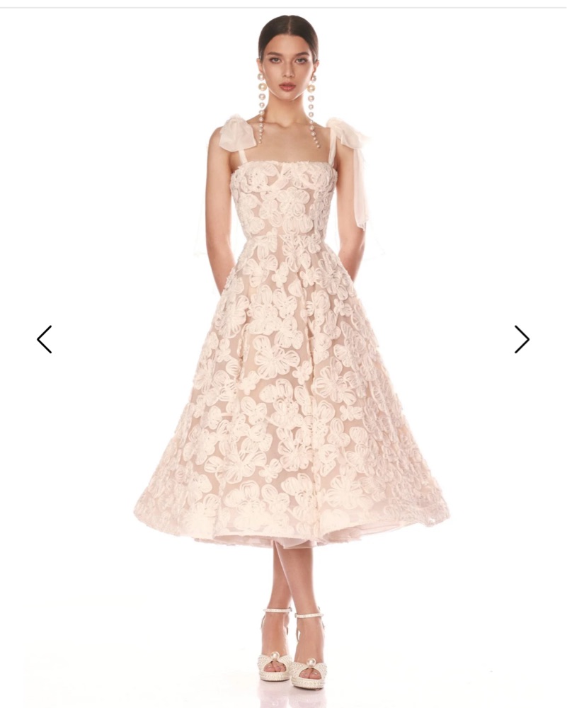 Bronx and Banco Sabrina White Midi Dress by Bronx And Banco - Pickle