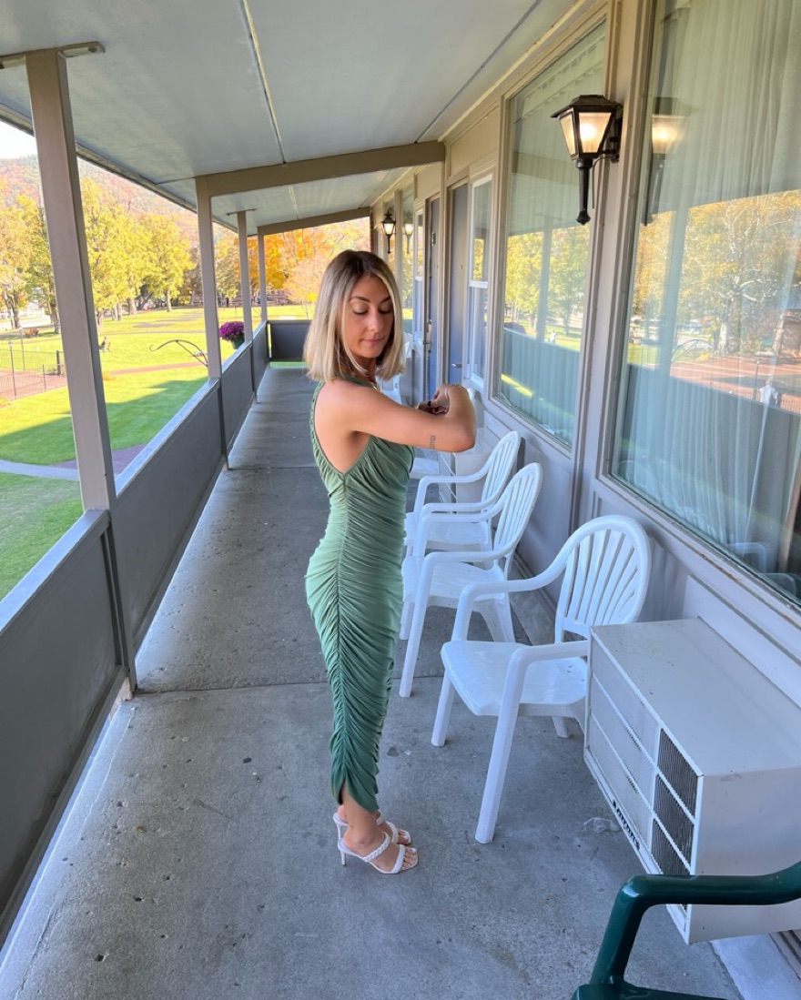 Norma kamali Diana Gown Green by Norma Kamali - Pickle