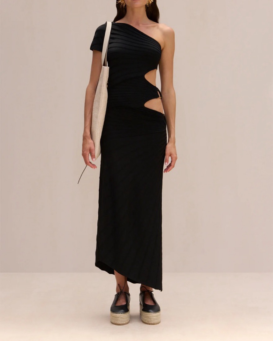 Cult Gaia Lurenz Knit Dress by Cult Gaia - Pickle
