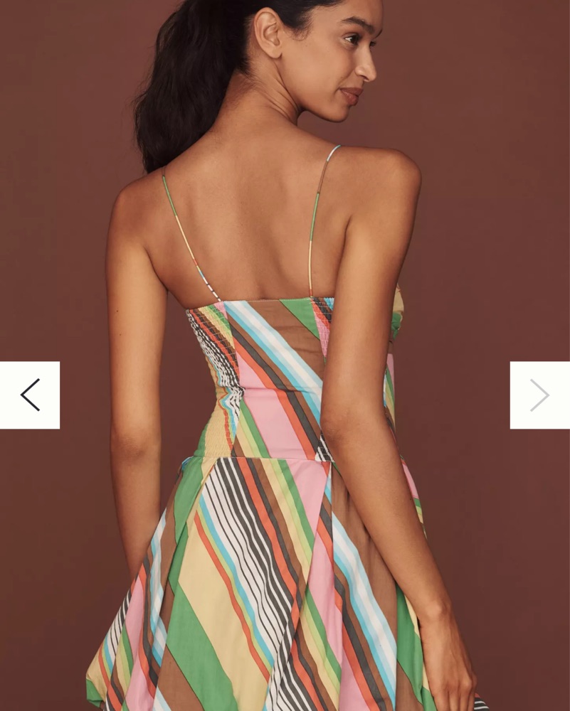 S/W/F Fitted Balloon Mini Dress by Anthropologie - Pickle