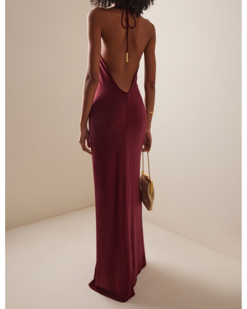 SILVIA TCHERASSI Aiko Maxi Dress by Silvia Tcherassi - Pickle