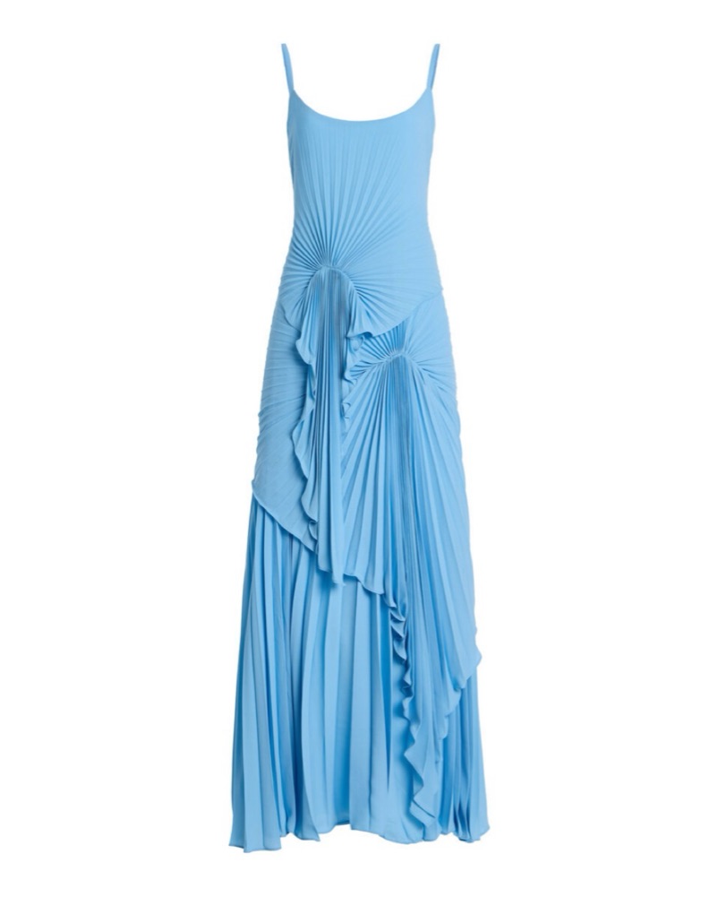 Torrent Pleated Dress by Georgia Hardinge - Pickle