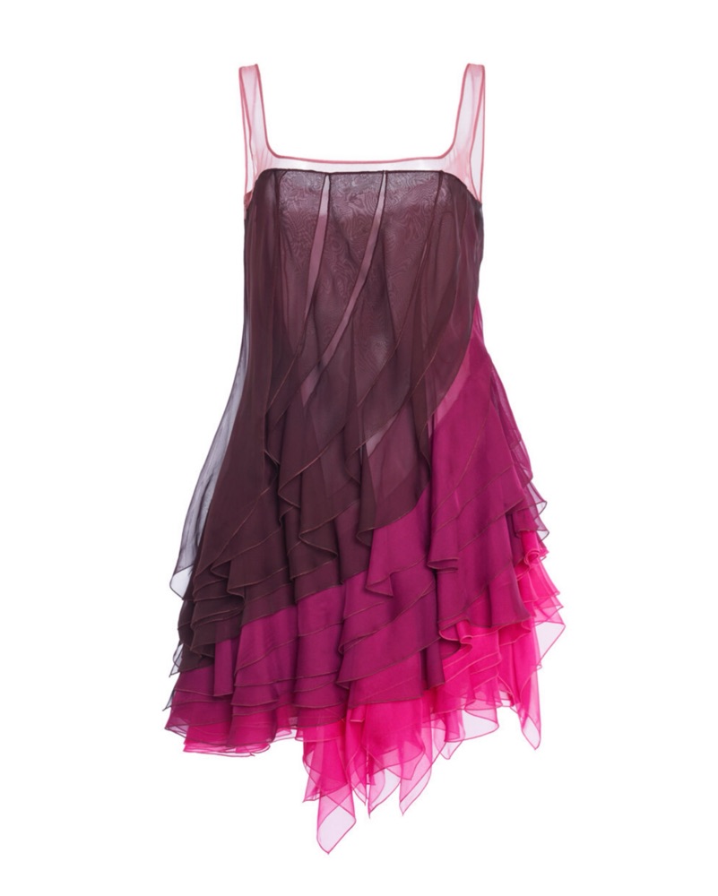 Nensi Dojaka Multi-layer Ruffle Dress by Nensi Dojaka - Pickle