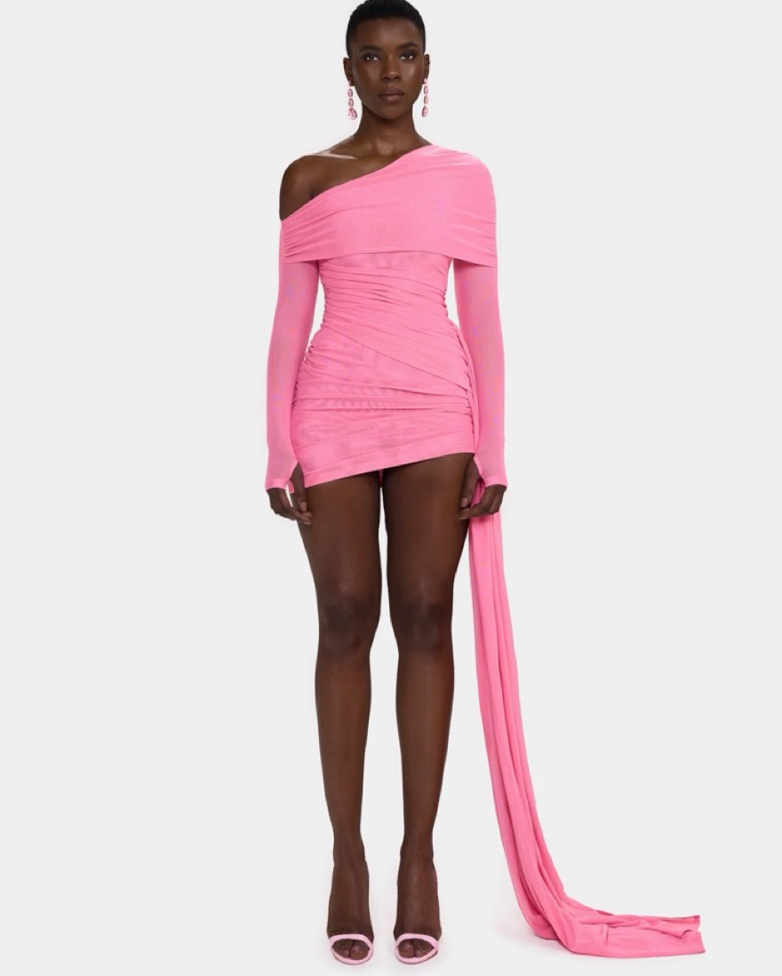 ワンピース rosemuse Open shoulder mini dress pink Open shoulder mini dress – BUNNY APARTMENT