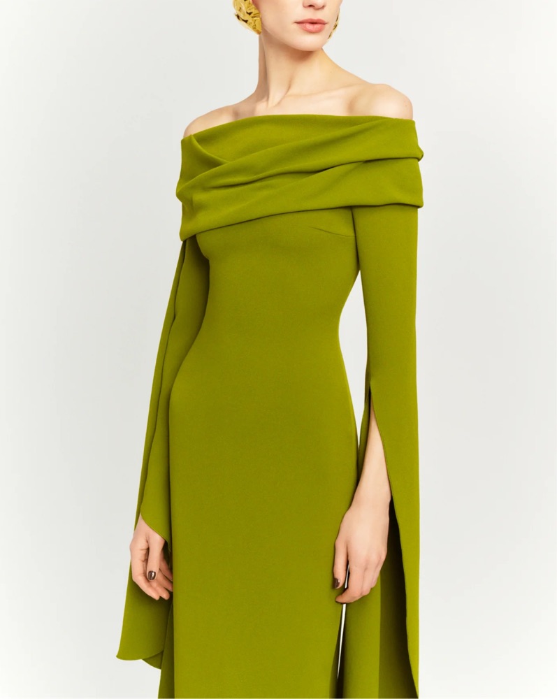 Solace London Off-the-Shoulder Dress by Solace London - Pickle