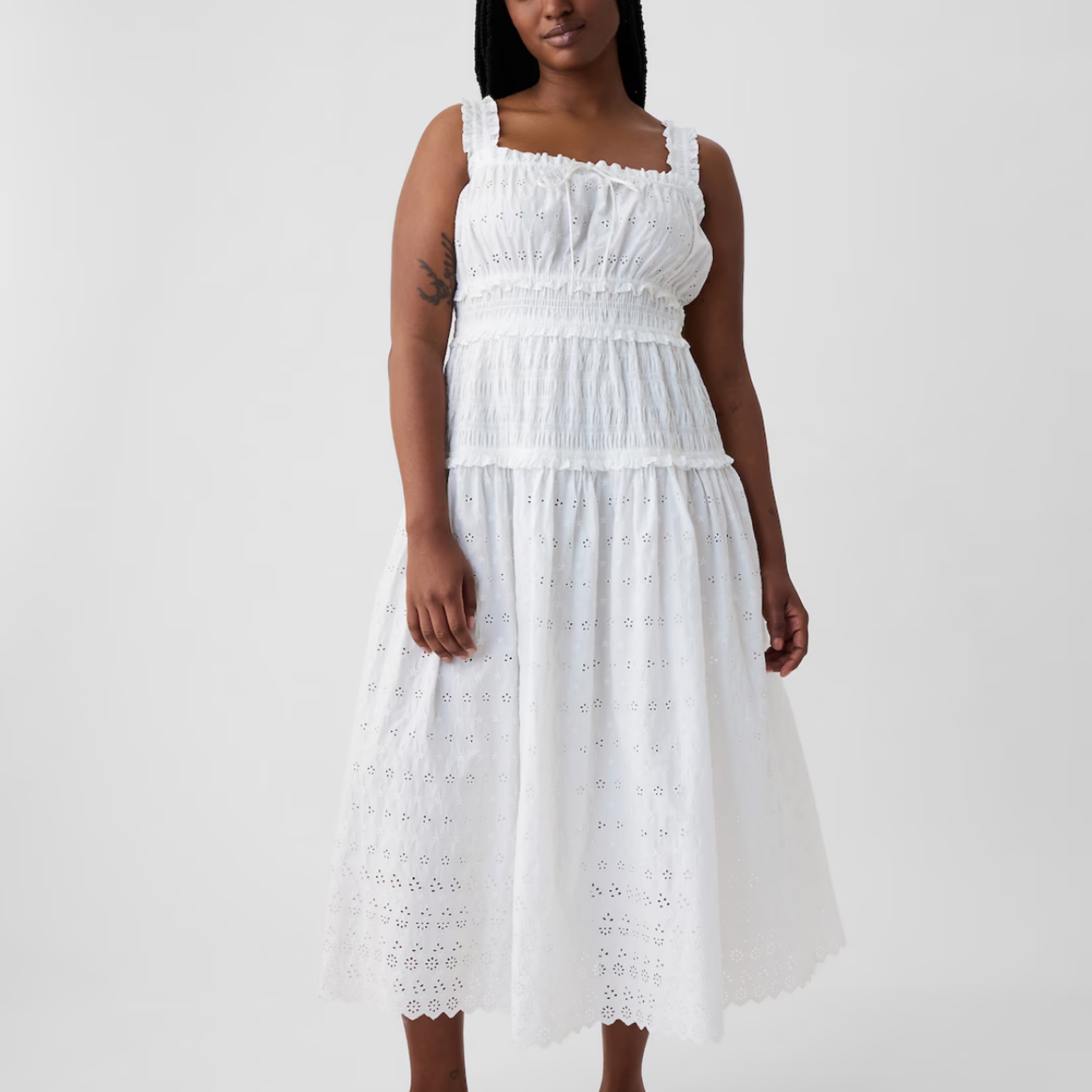 [RRACE] / ☆ Nep linen Dress / White Doen X Gap White Dress | Pickle