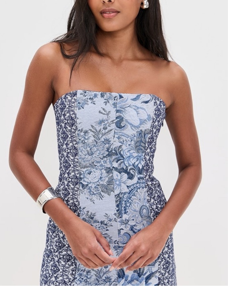 Alice + Olivia Violet Mini Dress In Blue by Alice & Olivia - Pickle
