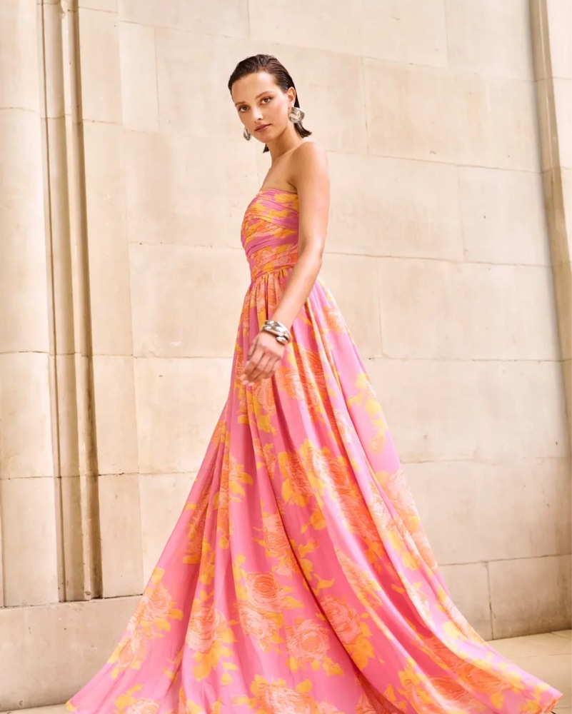 Sau Lee Camille Floral Dress by Sau Lee - Pickle