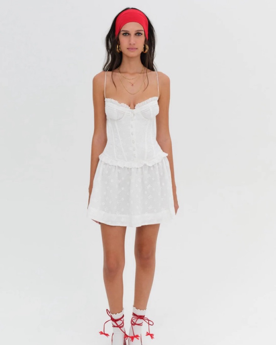 For Love and Lemons Marlowe Mini Dress | Pickle