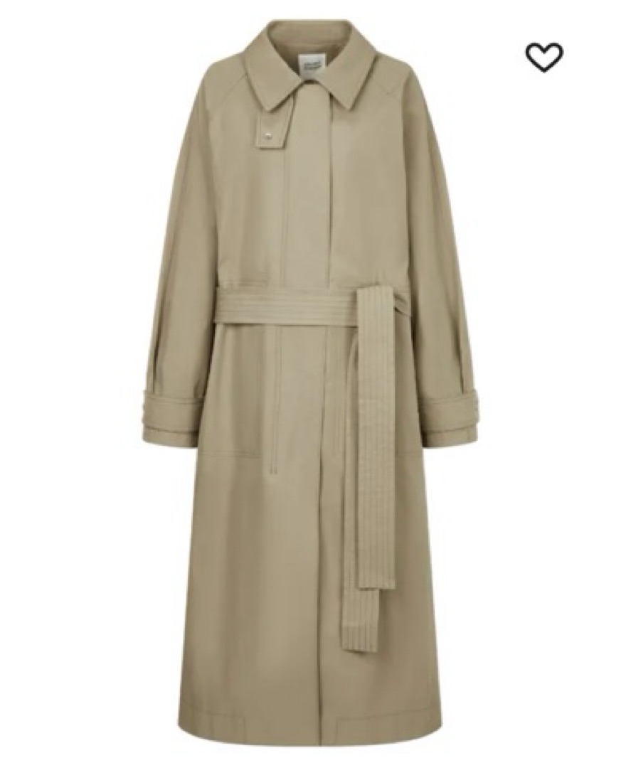Studio Tomboy Oversized Trench Coat by Studio Tomboy - Pickle