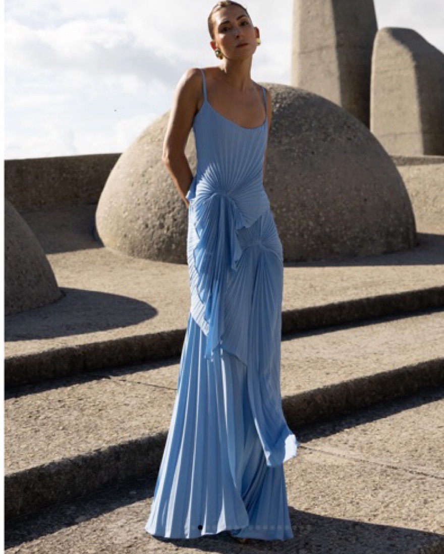 TORRENT DRESS FLOOR LENGTH by Georgia Hardinge - Pickle